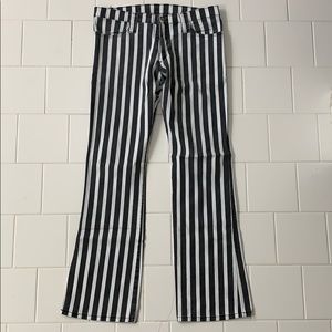 Serious Clothing men’s pin-stripe stage pants